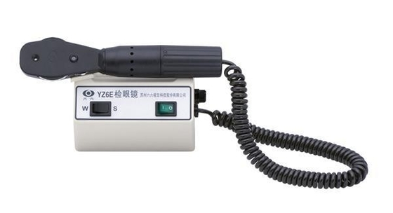 Draagbare YZ6E-Medische apparatuuroftalmoscoop met 6V/5W-Halogeenbol