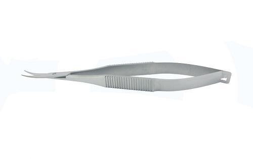 Het gebogen Uiteinde scheurde Lengte van het de Schaarblad van de Lampmicroscoop de Hoornvlies 17 Mm