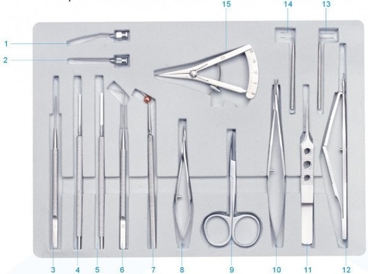 SYX9 Microsurgery Instrumenten voor Intraocular Lensinplanting die worden geplaatst