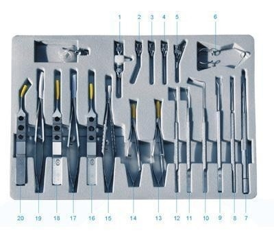 SYX20 instrumentenreeksen voor Cataract en IOL-Inplantingschirurgie (Code No.59010)